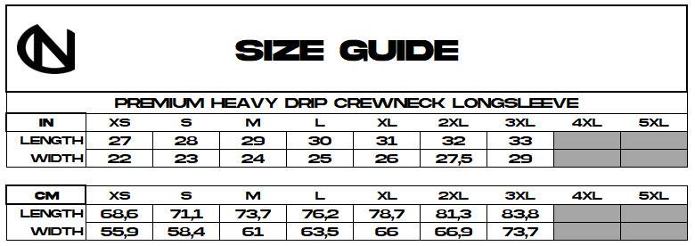 Premium Heavy Drip Crewneck Longsleeve - Bone