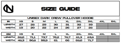 Unisex Dark Crew Pullover Hoodie