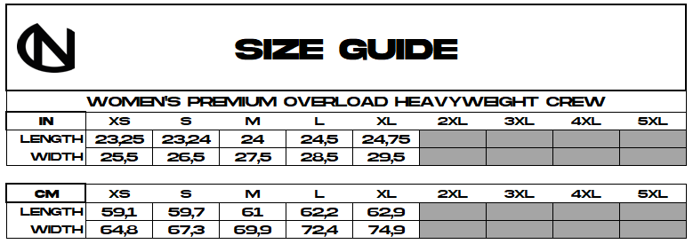 Women's Premium Overload Heavyweight Crew